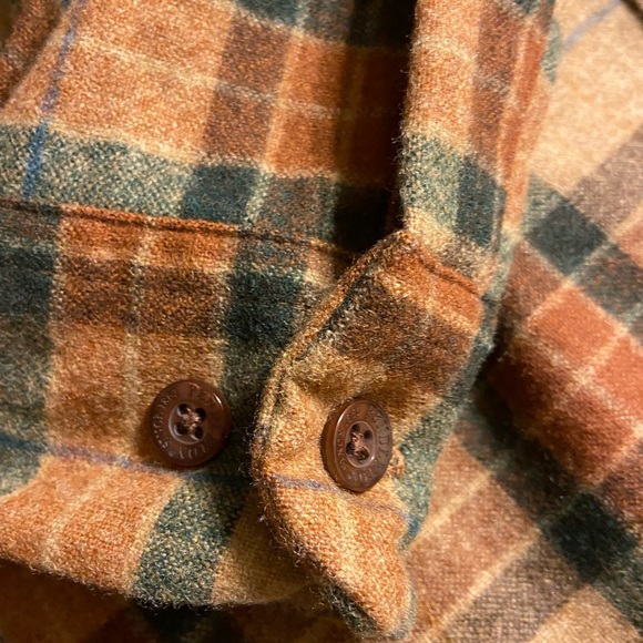 Pendleton the original boardshirt 100% virgin wool ranger plaid Large - Picture 8 of 13
